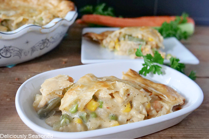 Turkey Pot Pie - Deliciously Seasoned