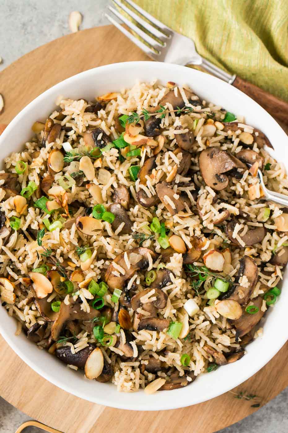 Mushroom Rice Recipe (Easy Side Dish) Delicious Meets Healthy