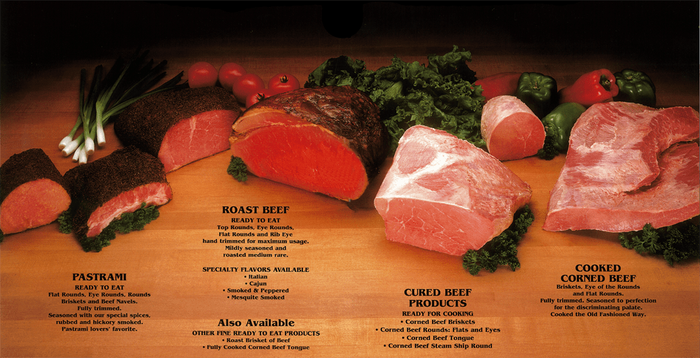 Corned Beef Brisket Vs Eye Of Round Beef Poster