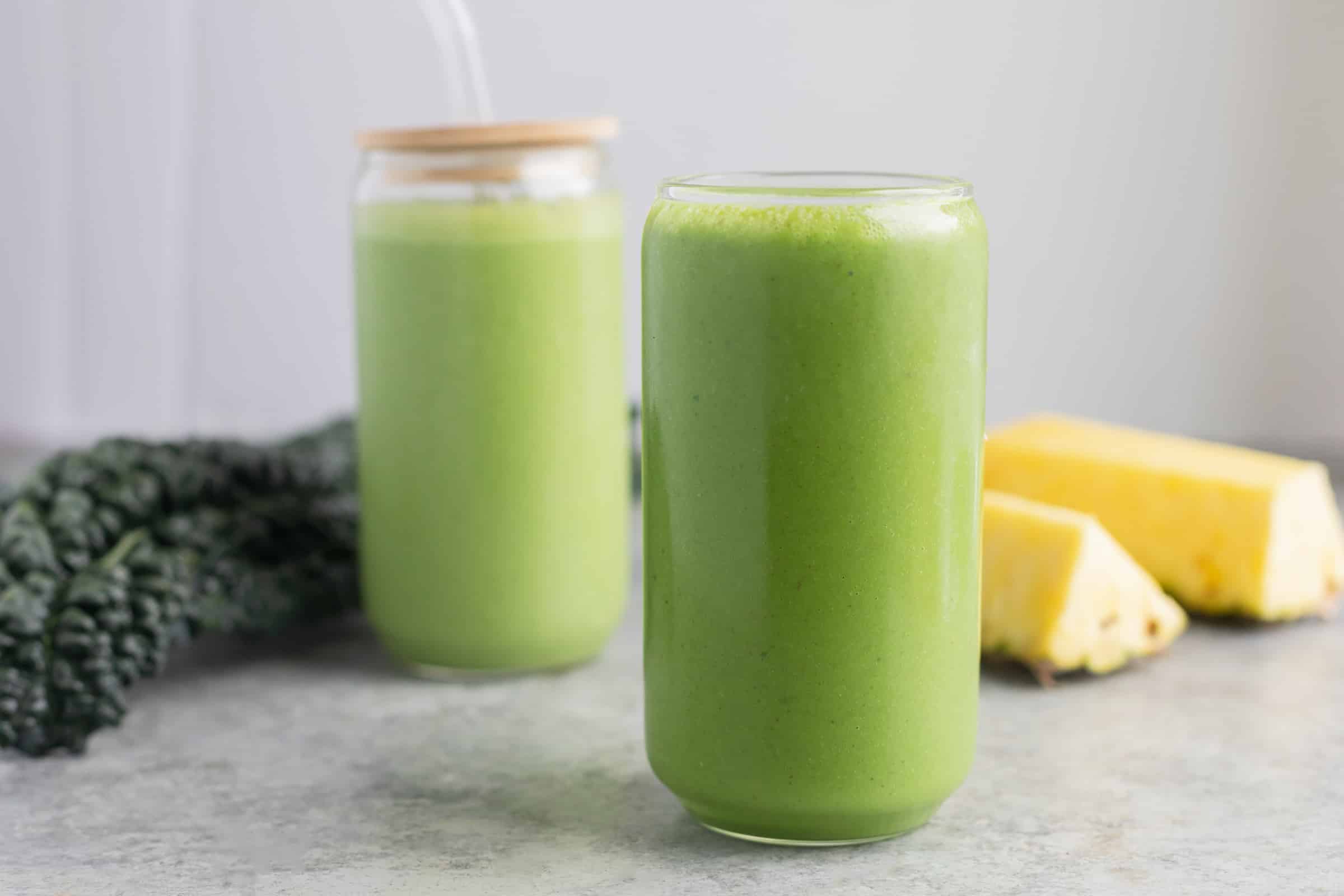 Delicious Tropical Kale Smoothie Delish Knowledge
