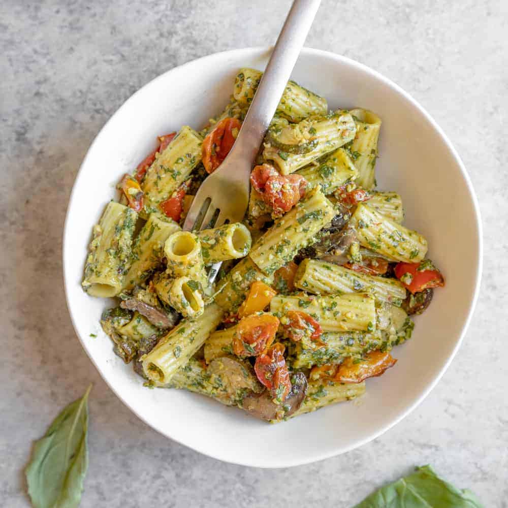 Vegan Pesto Pasta Delish Knowledge