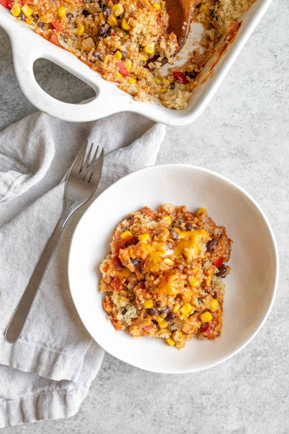 Quinoa Enchilada Casserole Delish Knowledge