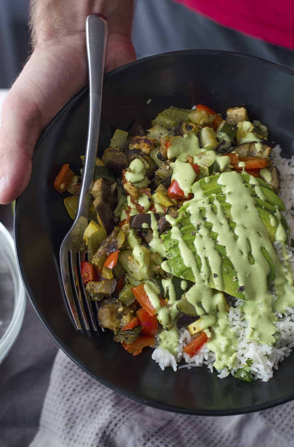 Vegetable Fajita Bowls Delish Knowledge