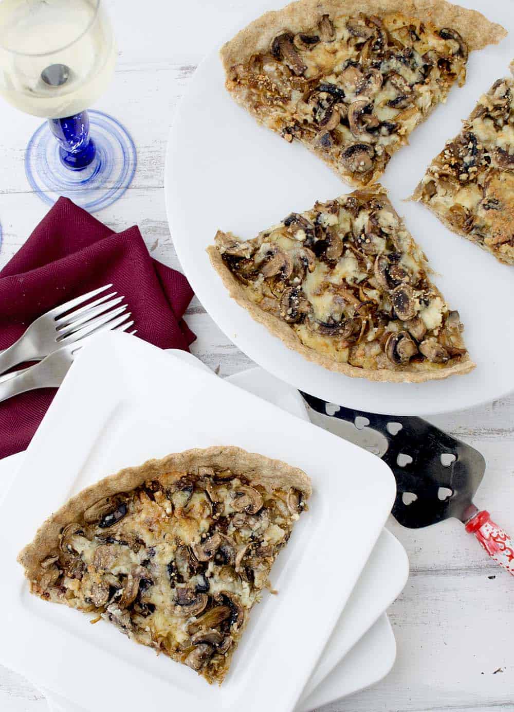 Caramelized Onion and Mushroom Tart Delish Knowledge