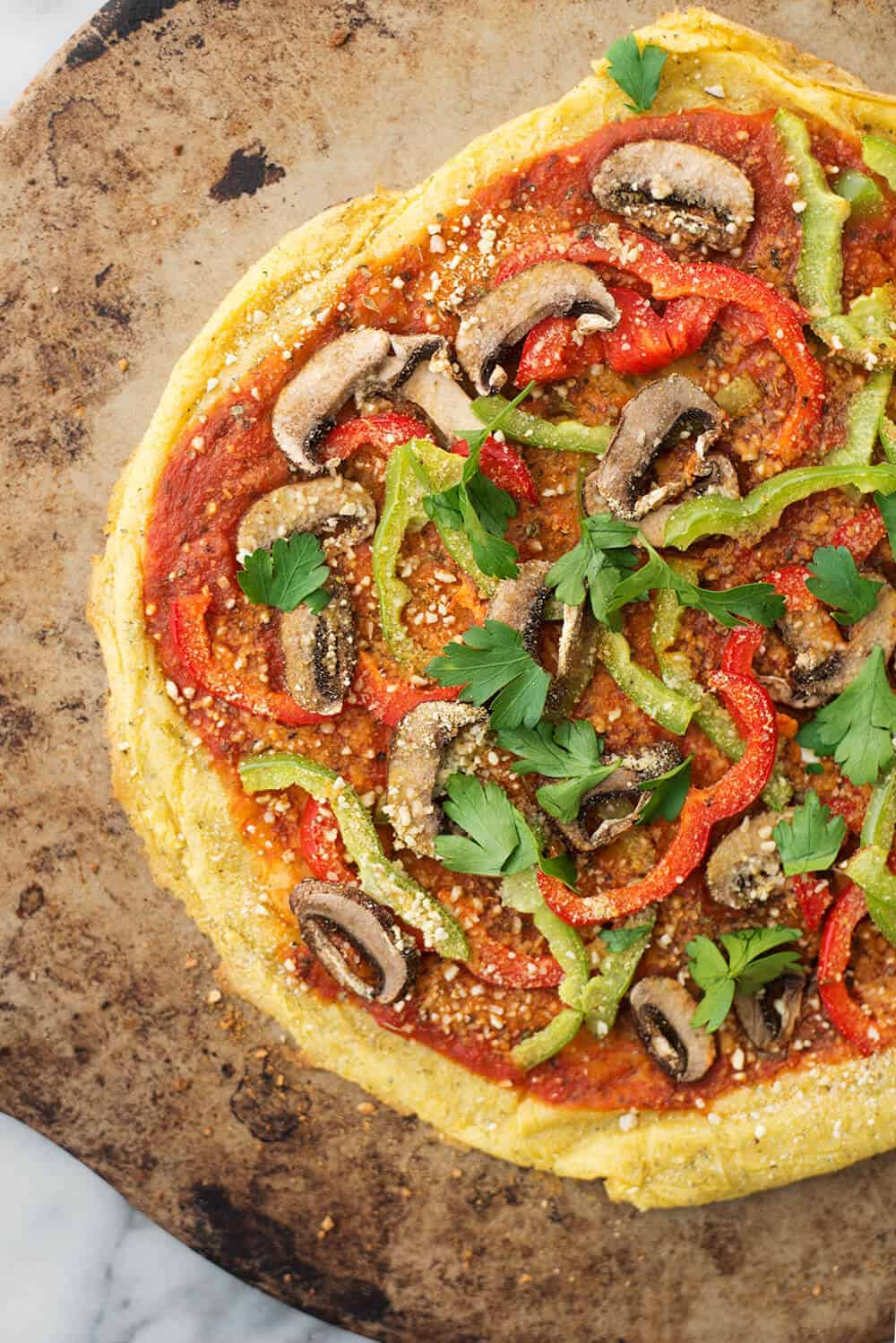 GlutenFree Polenta Pizza Delish Knowledge