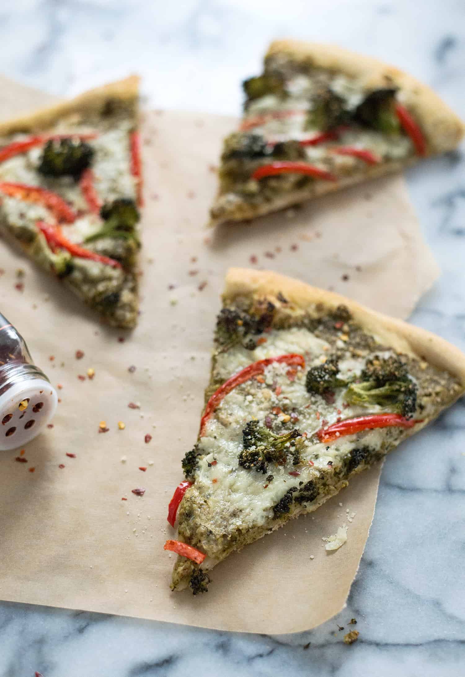 Roasted Broccoli Pesto Pizza Delish Knowledge