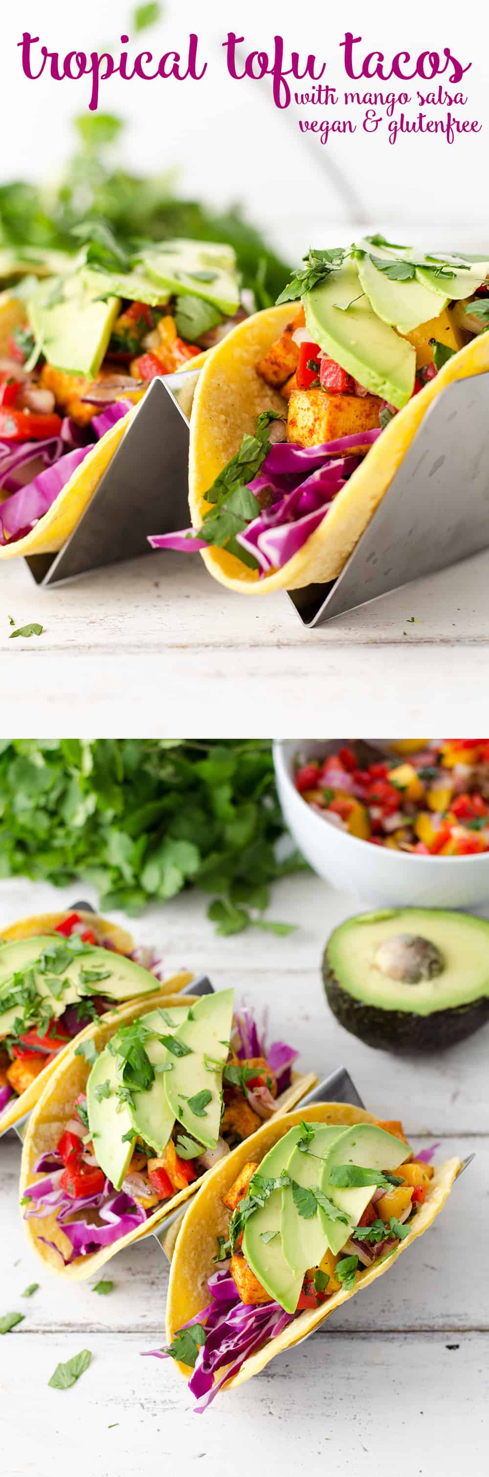 Tropical Tofu Tacos with Mango Salsa Delish Knowledge