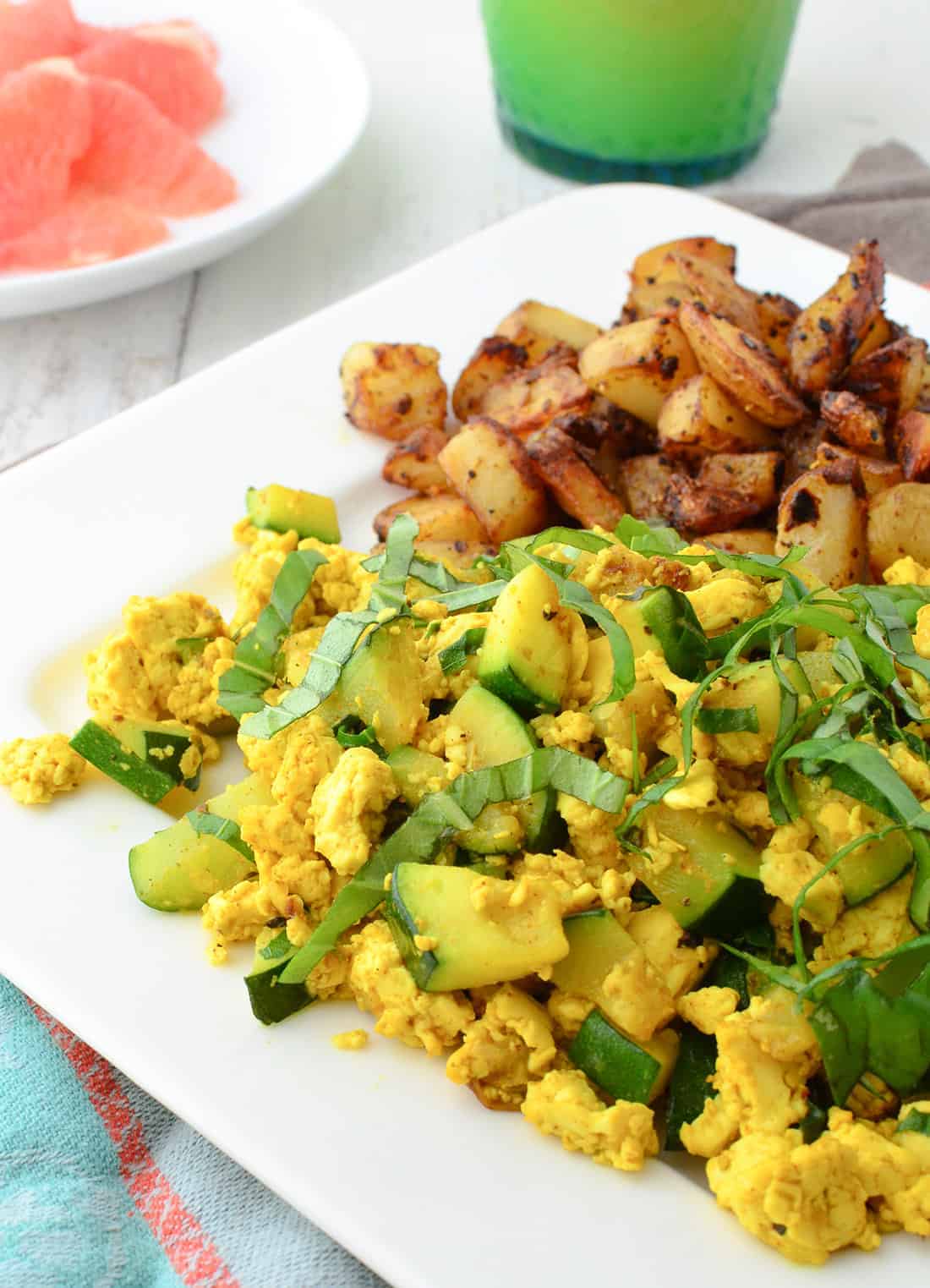 Zucchini Tofu Scramble Delish Knowledge