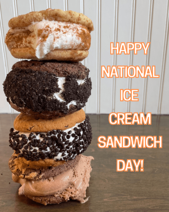 national ice cream sandwich day 2023 Happy National Ice Cream Sandwich Day! Dell's Homemade Ice Cream