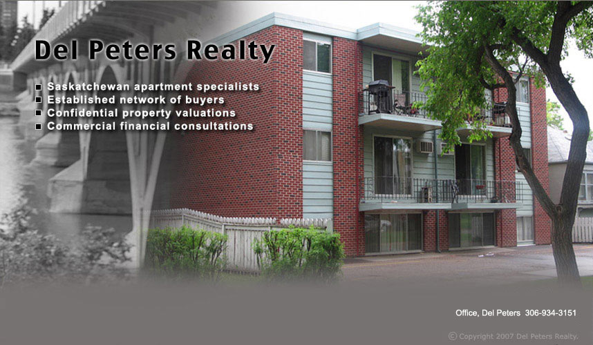 Del Peters Realty Saskatoon Apartments for Sale