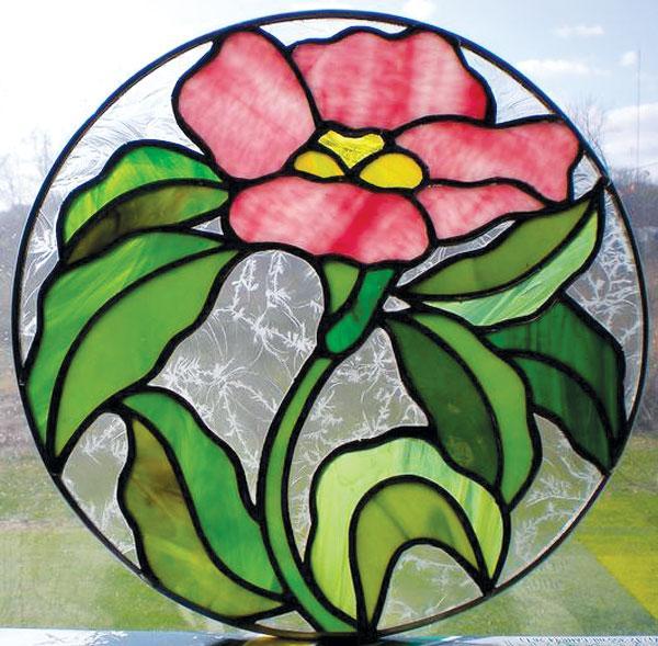 Clear Single Glue Chip Stained Glass Sheets Textured Delphi