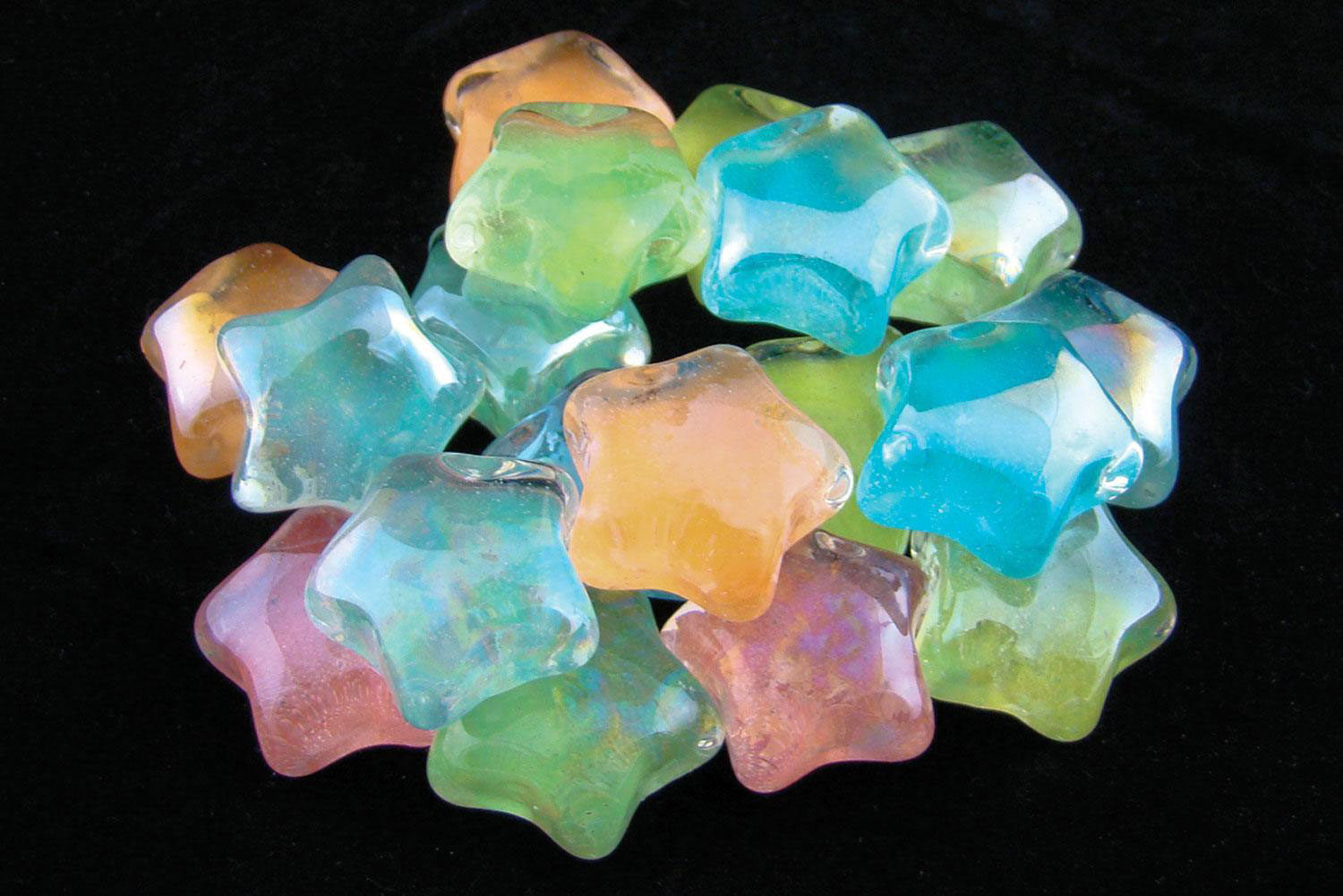 Glow In The Dark Glass Stars 12 Oz Gems Delphi
