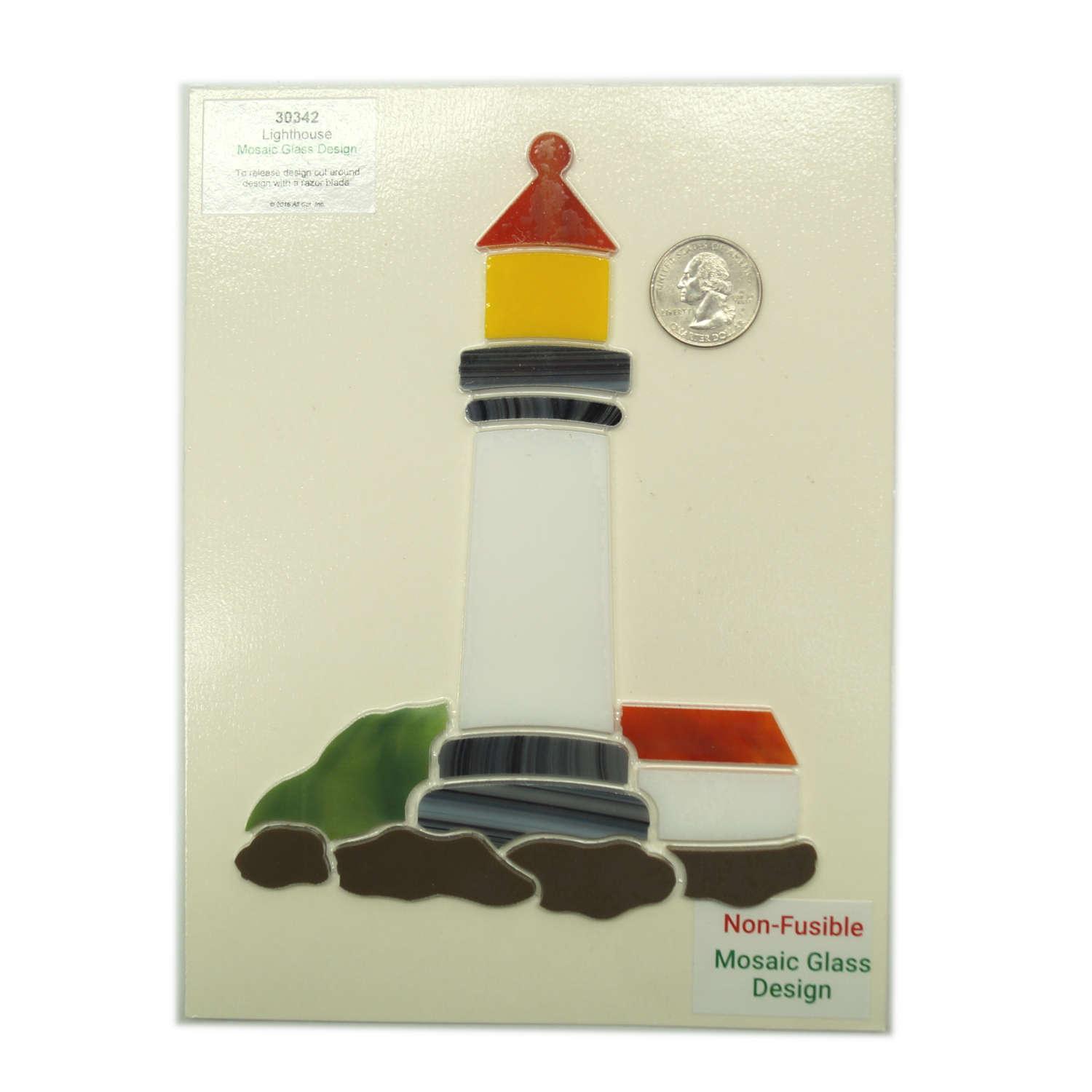 Lighthouse Premium PreCut Kit Glass Delphi Glass
