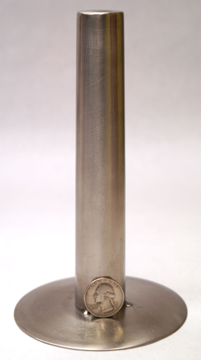 1" Stainless Steel Bud Vase Draper Molds Delphi Glass