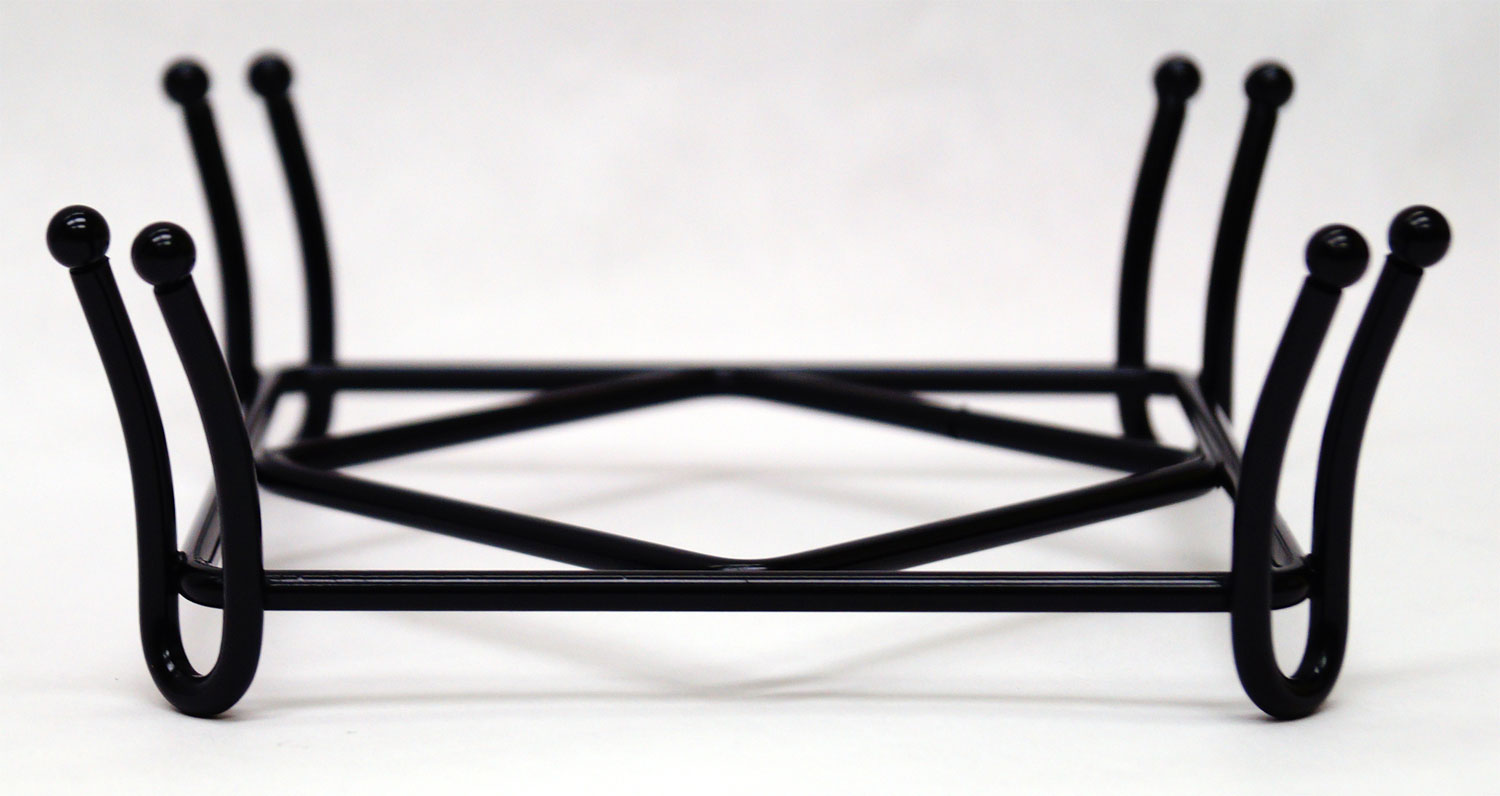 Fancy Coaster Holder Home Decor Displays Delphi Glass