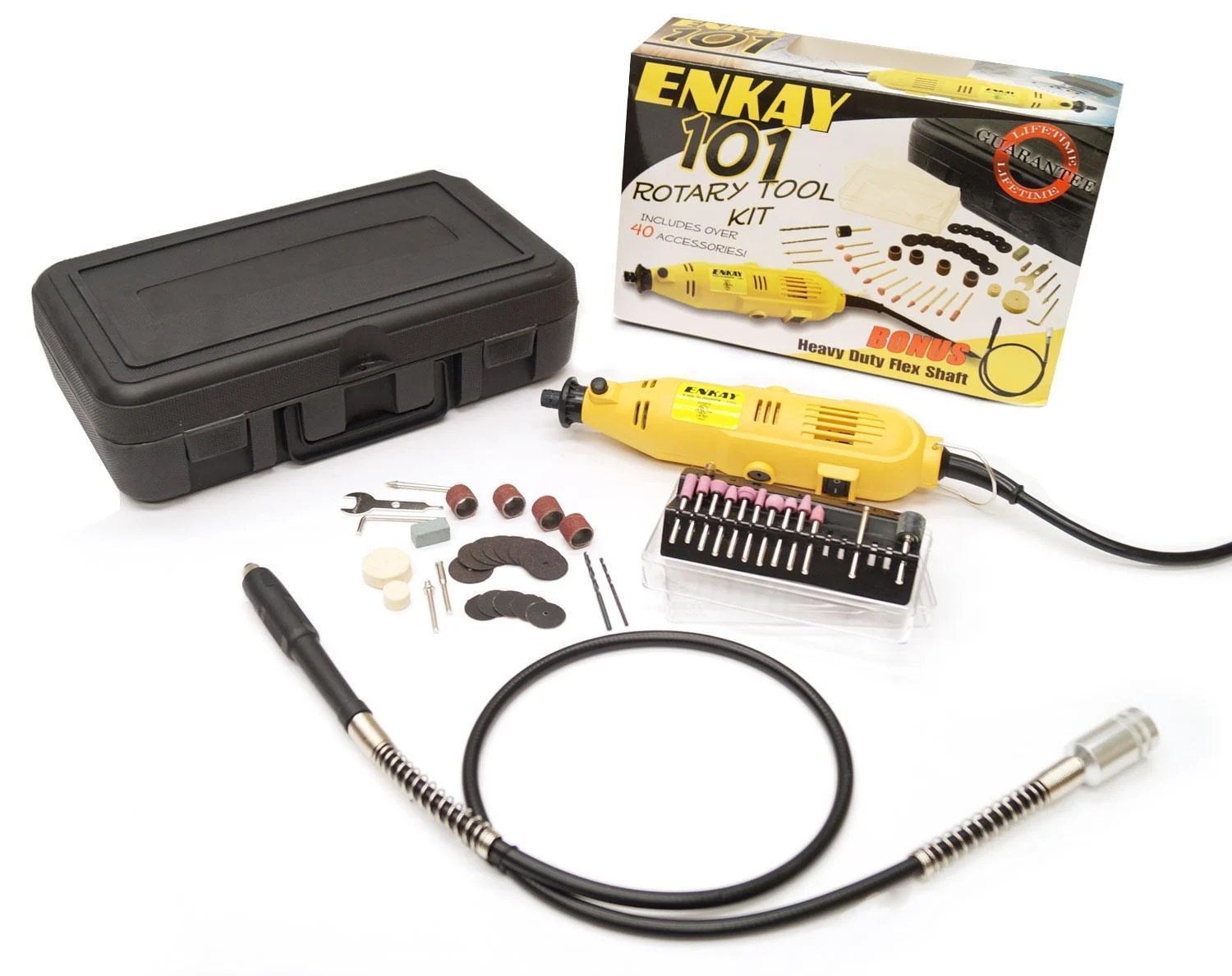 Enkay 101 Rotary Tool Set Etching Engraving Delphi Glass