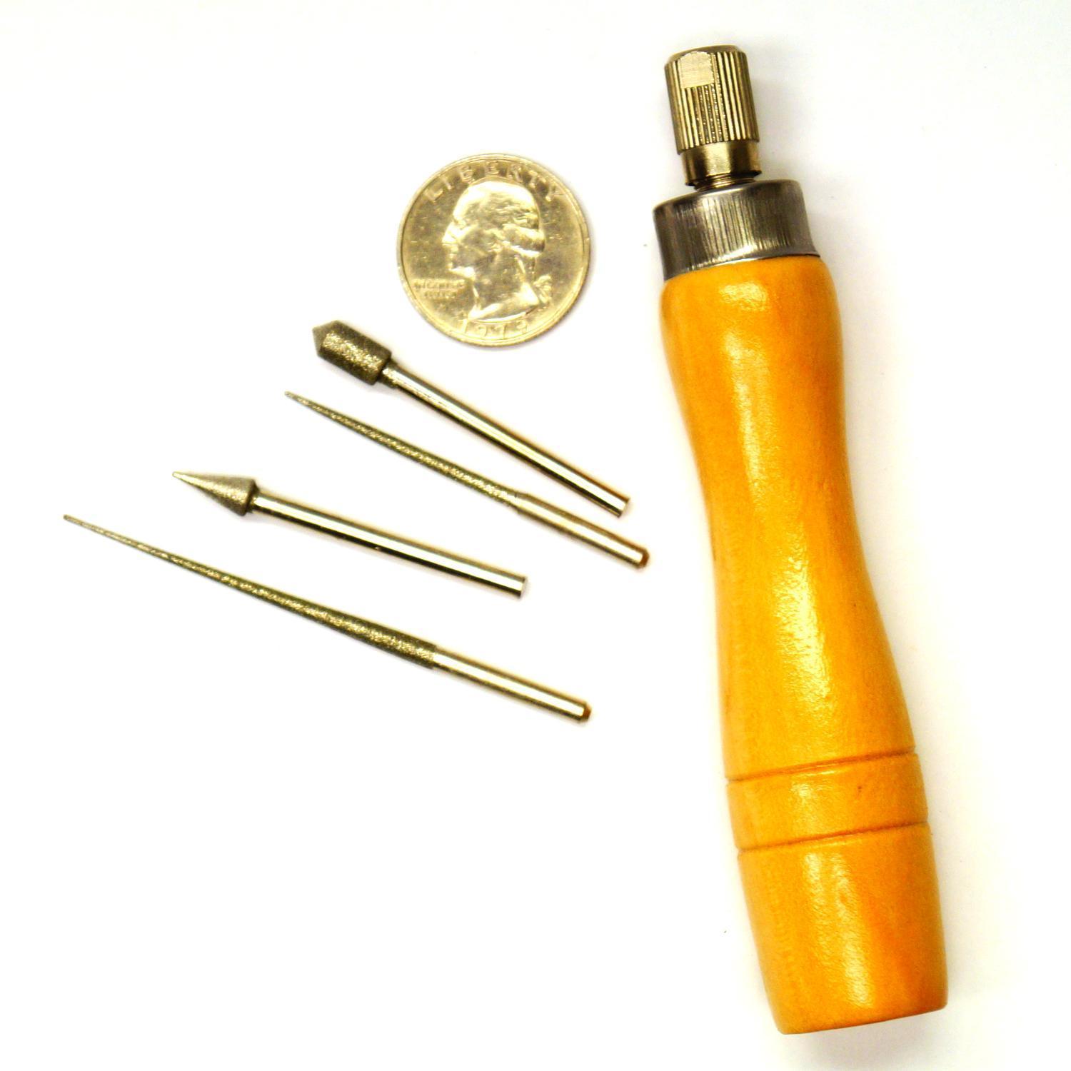 Diamond Hand File Set Flameworking Tools Delphi Glass