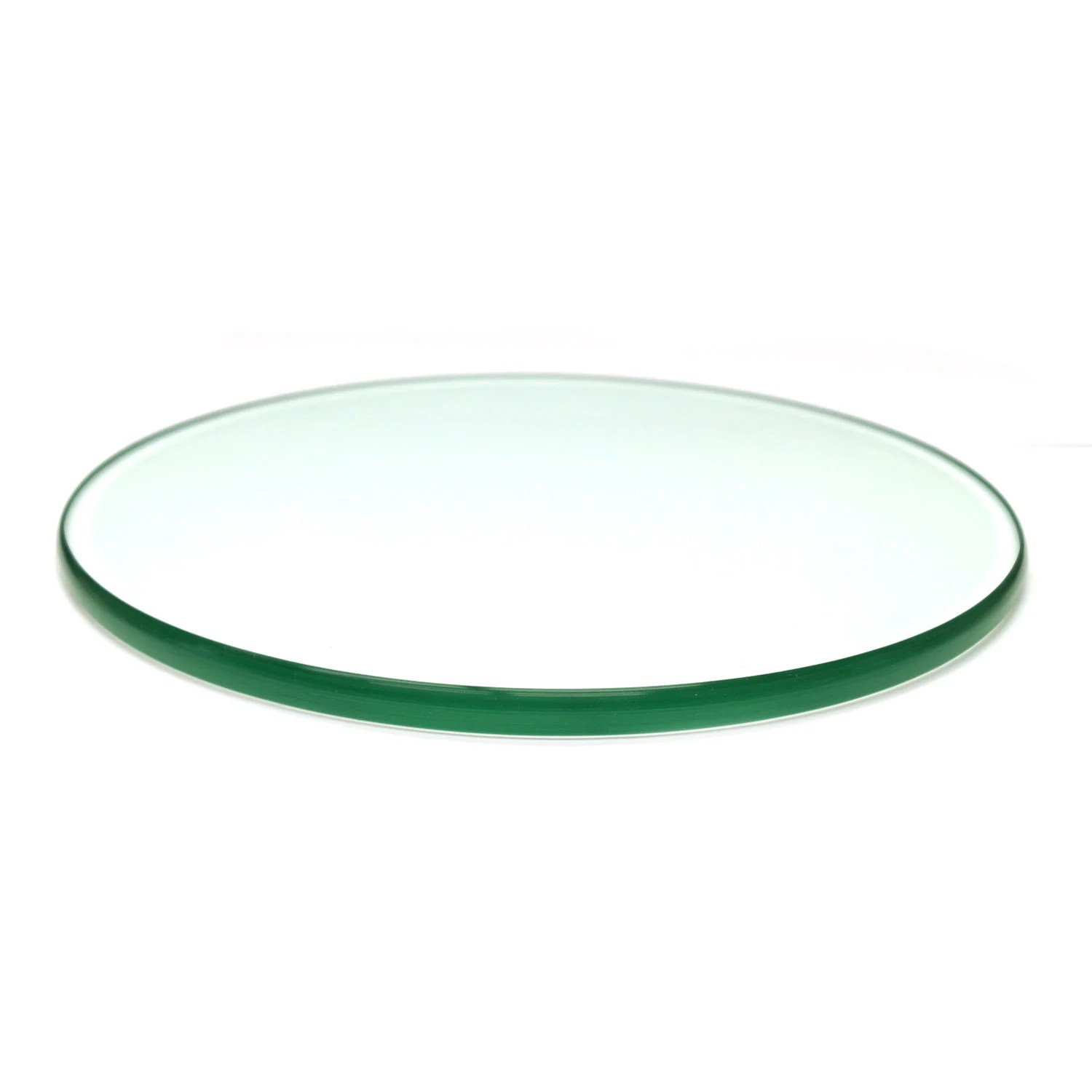12" Circle Polished Edge Beveled Float Glass Sandblasting Supplies Delphi