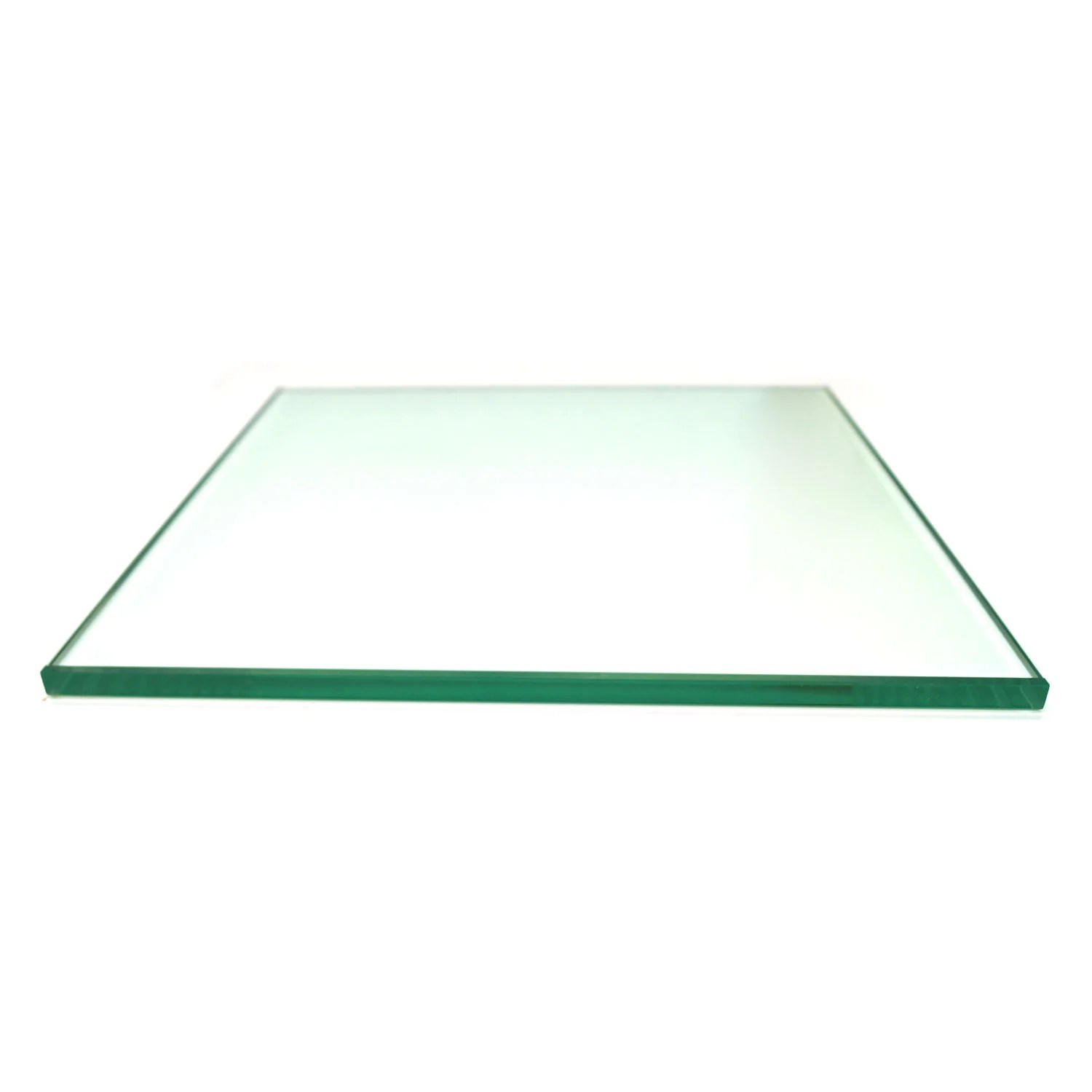 12" Square Polished Edge Beveled Float Glass Sandblasting Supplies Delphi