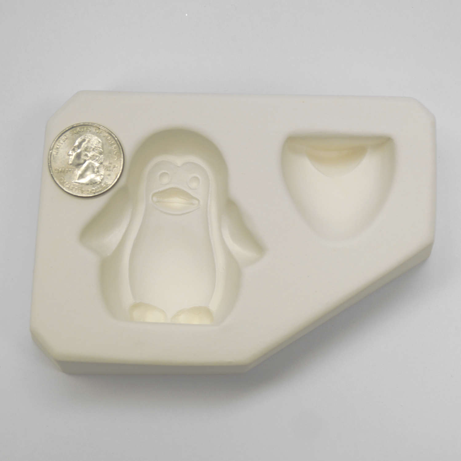 Standing Penguin Casting Mold Glass Delphi Glass