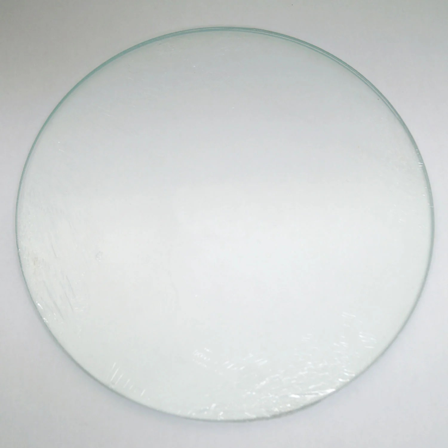 Oceanside Clear 12" PreCut Circle 3 Pack 96 COE Glass Home Decor