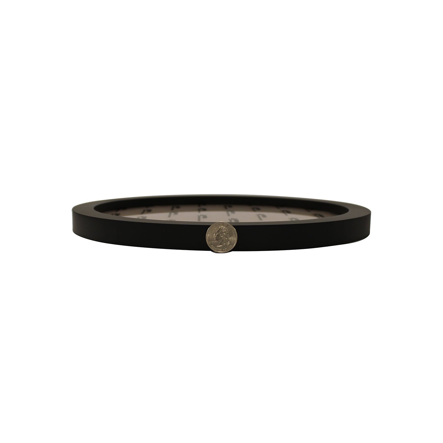 10" Round Black Frame Framing Supplies Delphi Glass