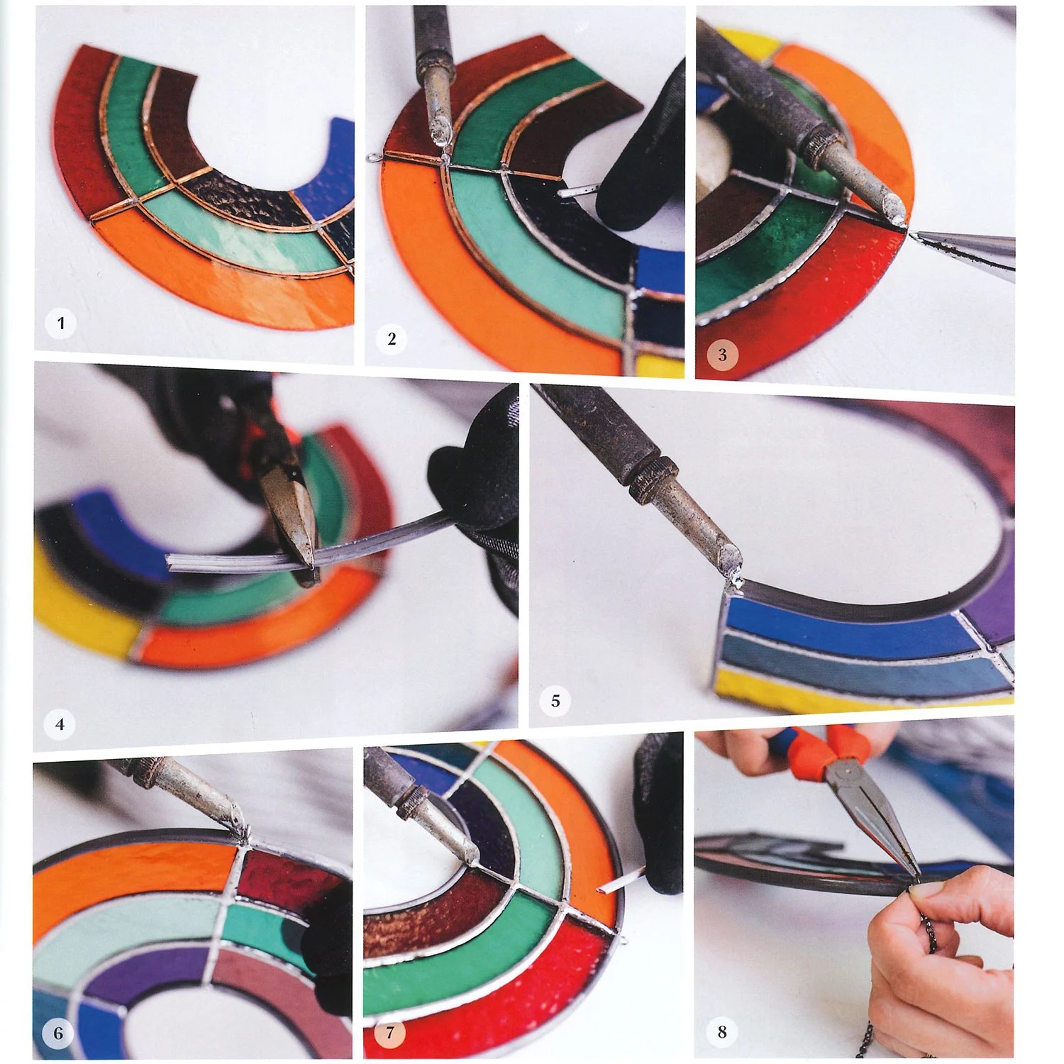 Creative Stained Glass Book Instructional Reference Delphi