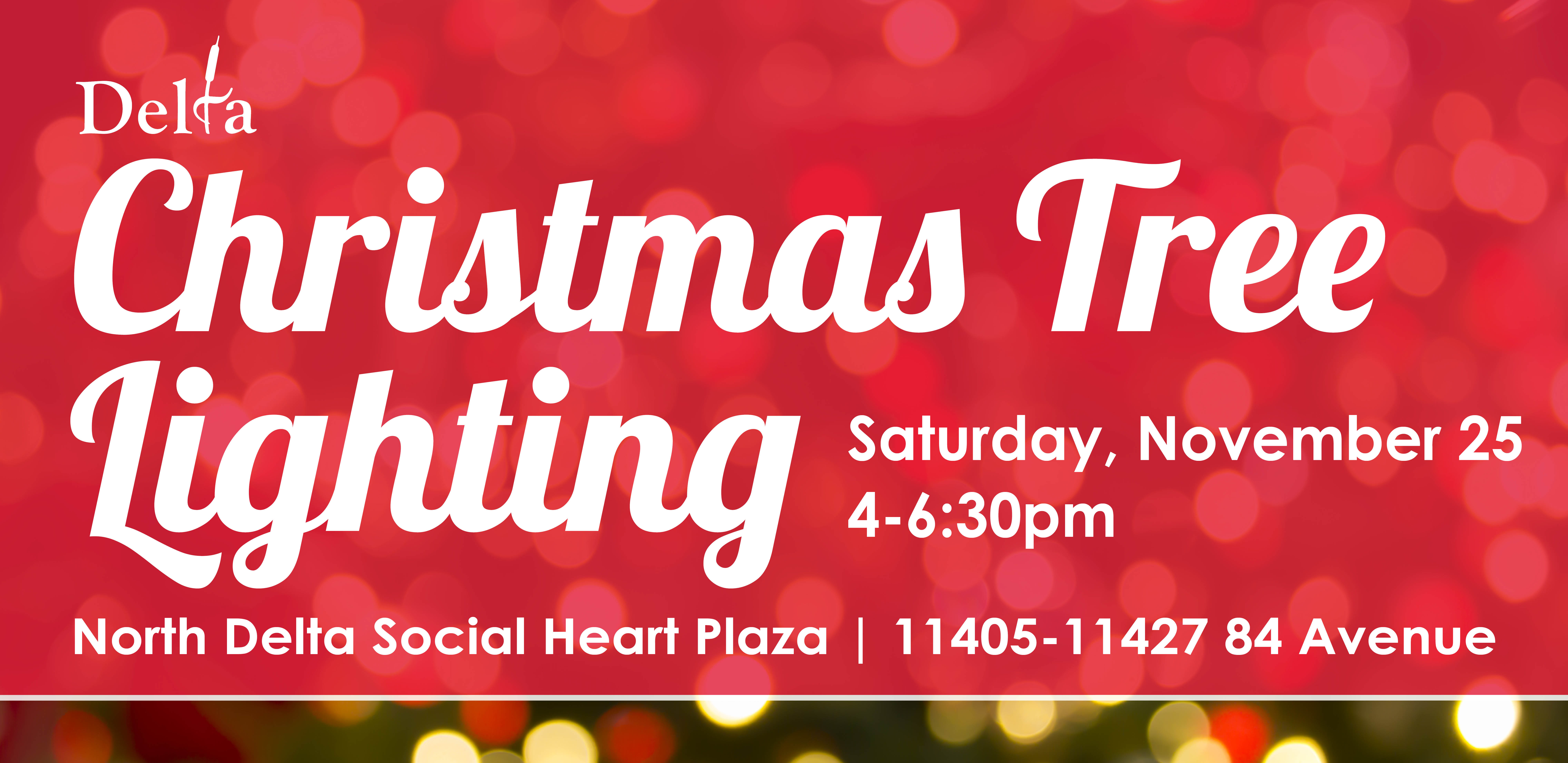 Christmas Tree Lighting City of Delta