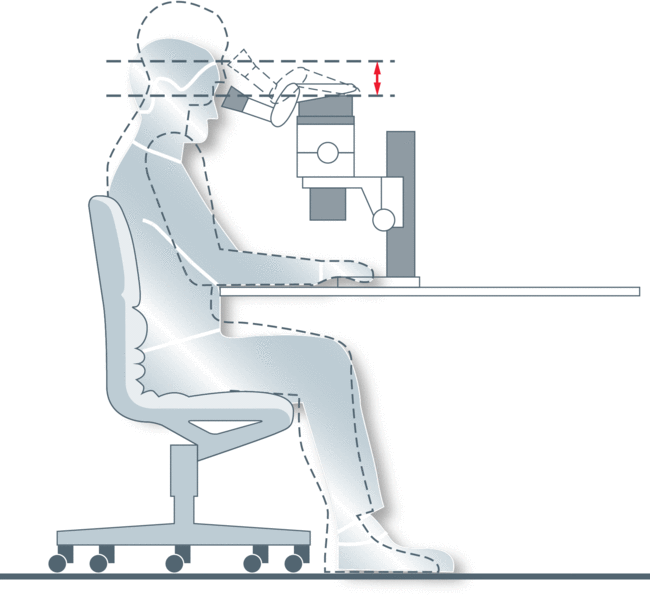 Why is Microscopy ergonomic important? DeltaPix