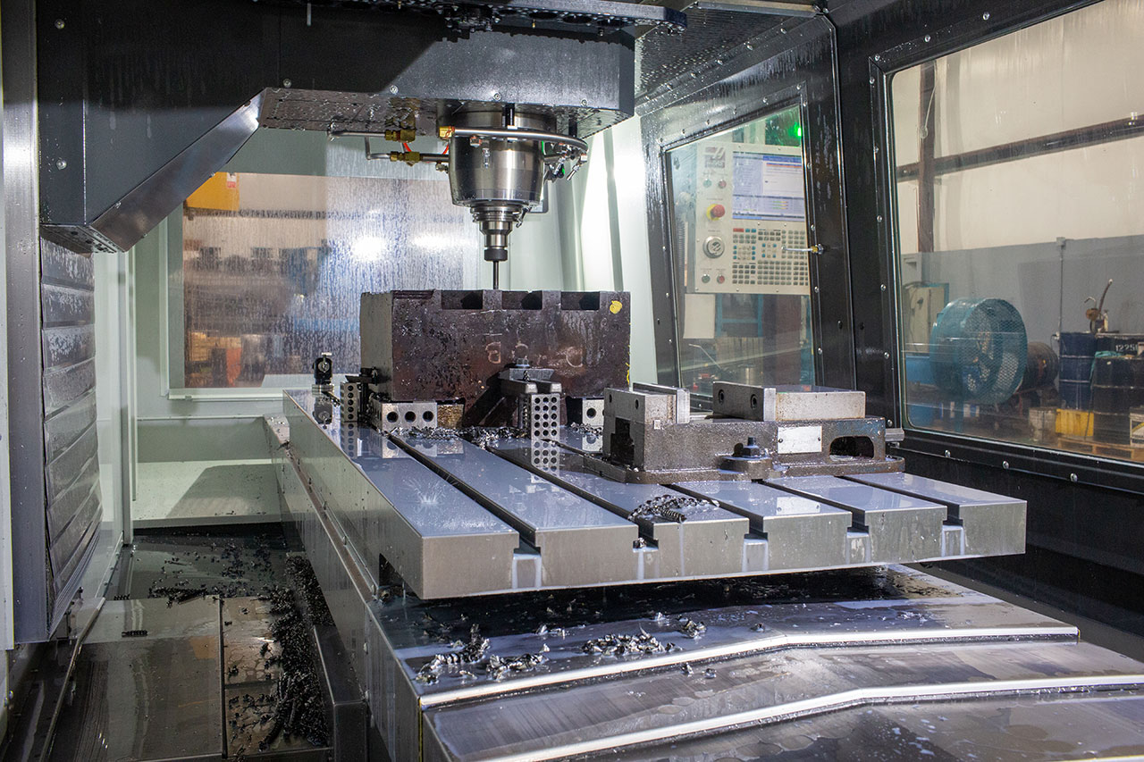 Die block in process of machining DELT Inc.