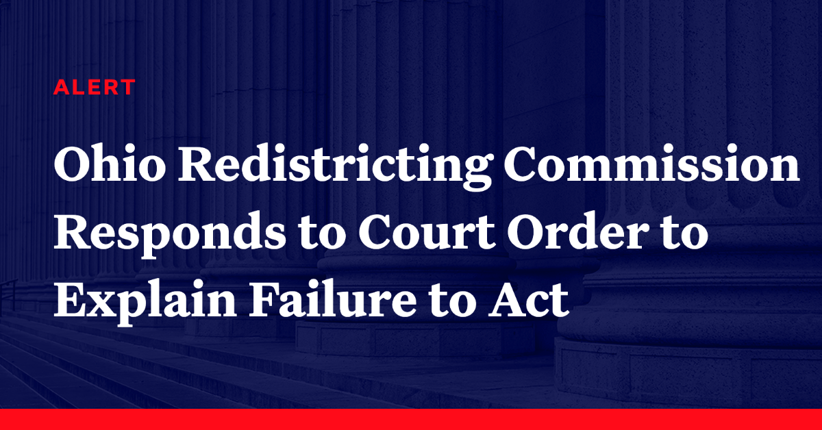 Democracy Alerts Ohio Redistricting Commission Responds to Court