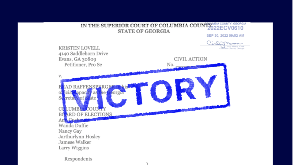 Court Cases Columbia County Voting Machines Challenge