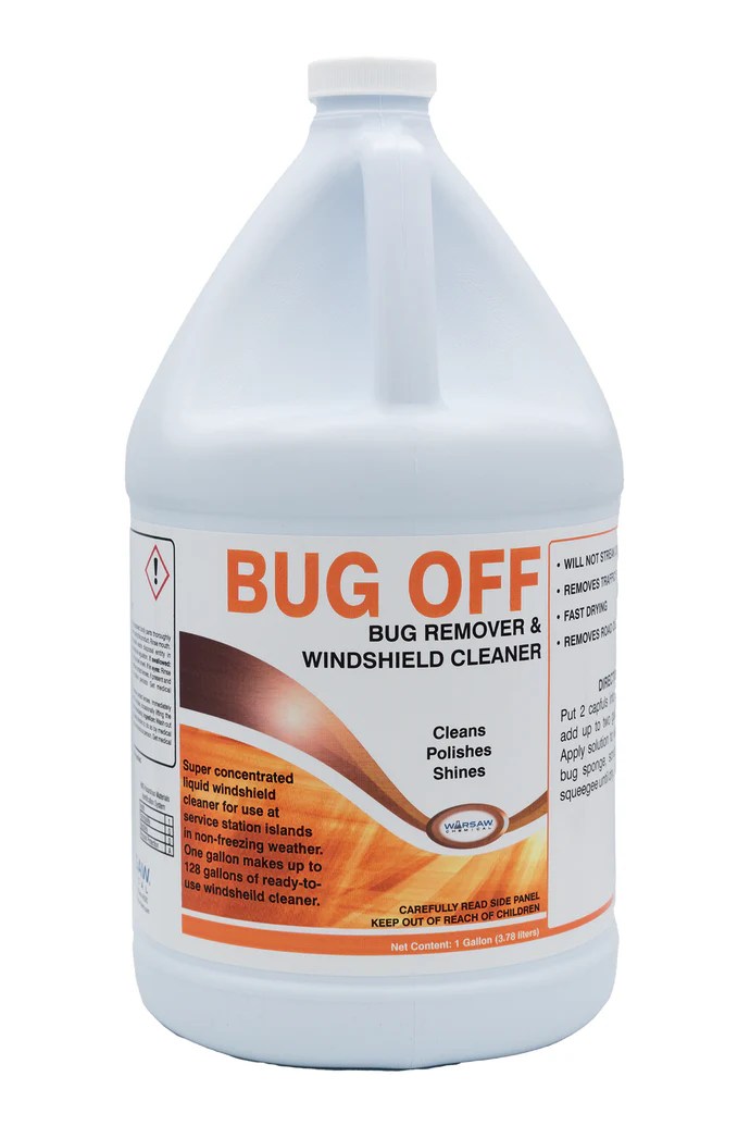 BUG OFF Bug Remover and Windshield Cleaner 4 Gallon Case Denco