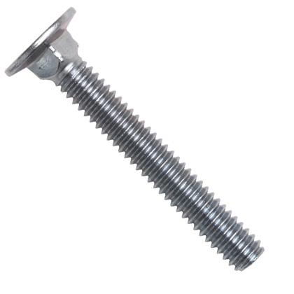 Carriage Bolt, 1/4" X 1 7/8", Flat Head - Denco Door Stuff
