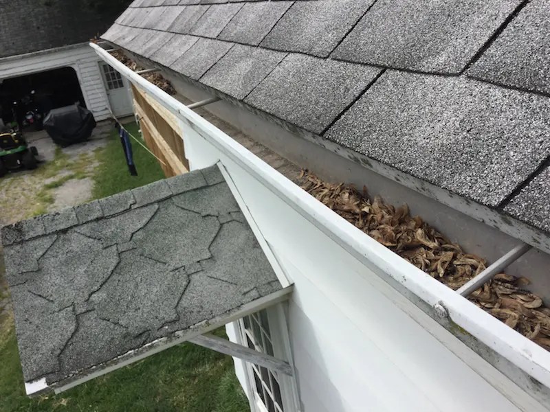 Three Oaks Roof, Seamless Gutter & Gutter Topper Project Dennison