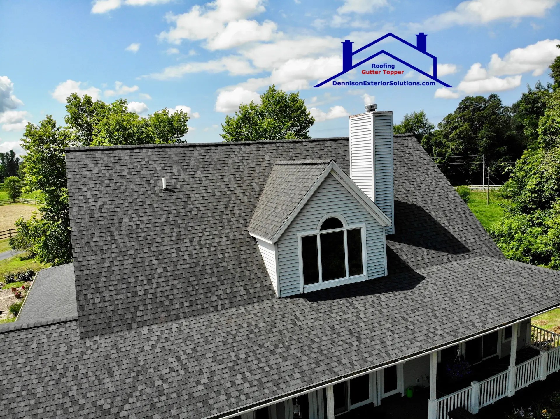 LandMark Pro & NorthGate Moire Black Lifetime Warranty Shingles