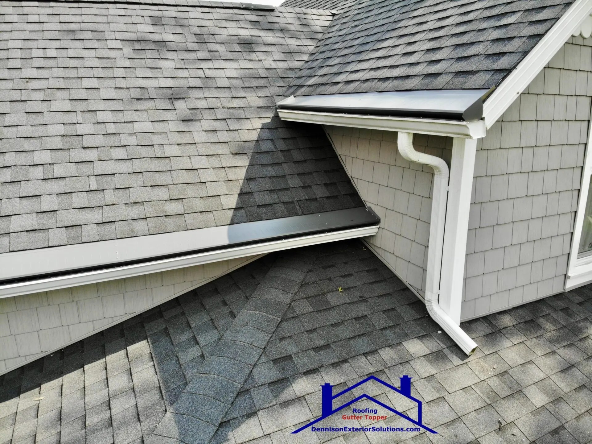 Charcoal Gutter Topper Dennison Exterior Solutions & Gutter Topper
