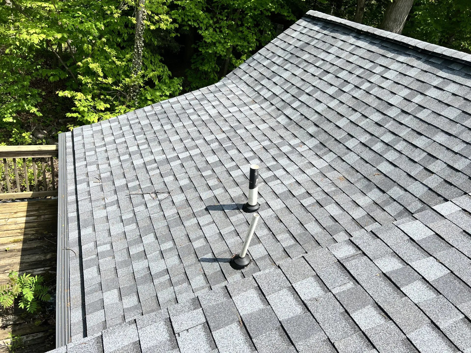 Bridgman Michigan Roofing, Gutter and Solution Gutter Guard Project