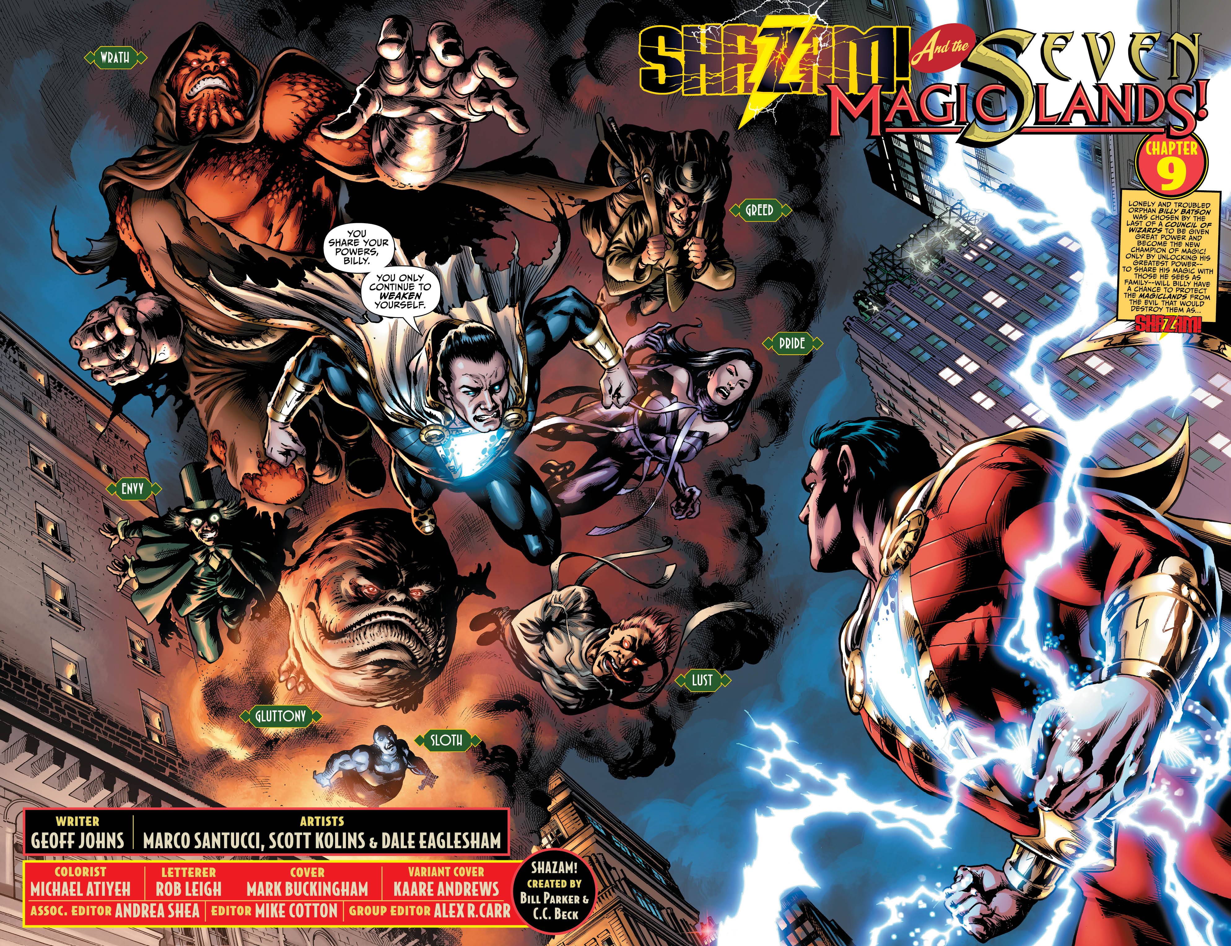 Shazam Takes on Black Adam and the Seven Deadly Sins Den of Geek