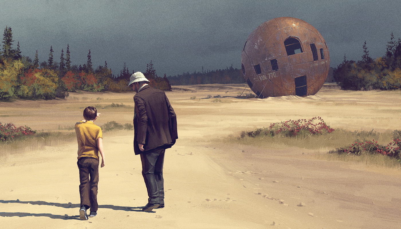 Tales from the Loop SciFi Paintings Small Town Drama Den of Geek