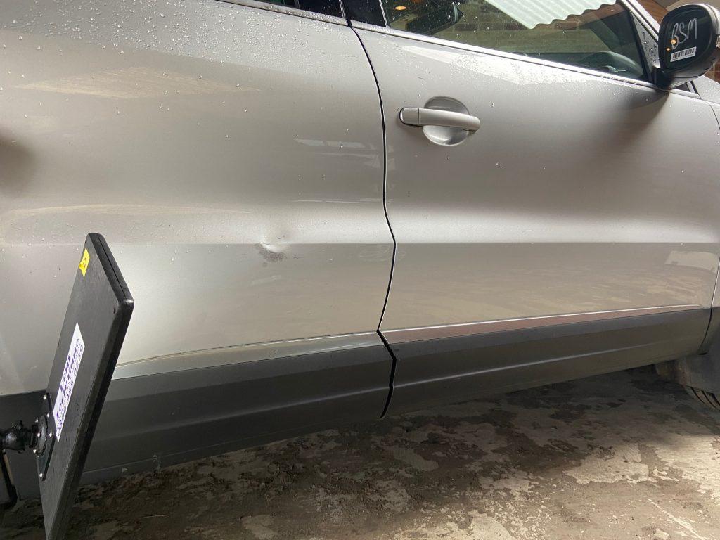 Sharp Stretched Dent Repair Dent Technique