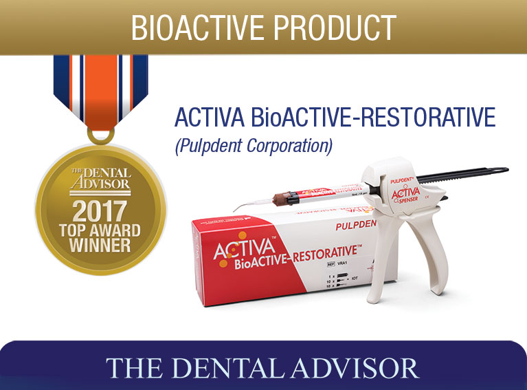 ACTIVA BioActiveRestorative (1 yr) (2017 Product Award) The Dental