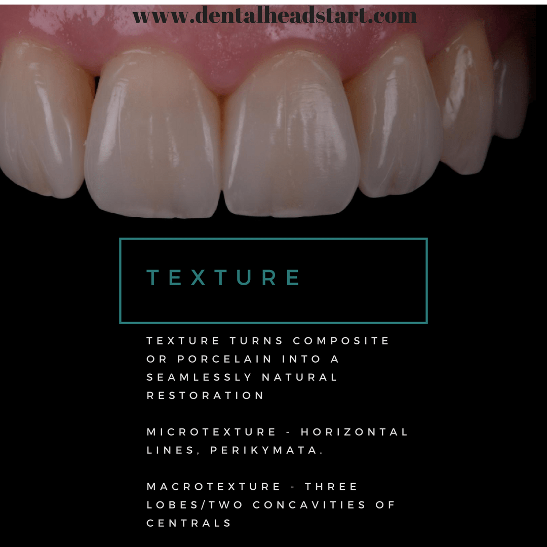 Aesthetic Checklist Dental Head Start