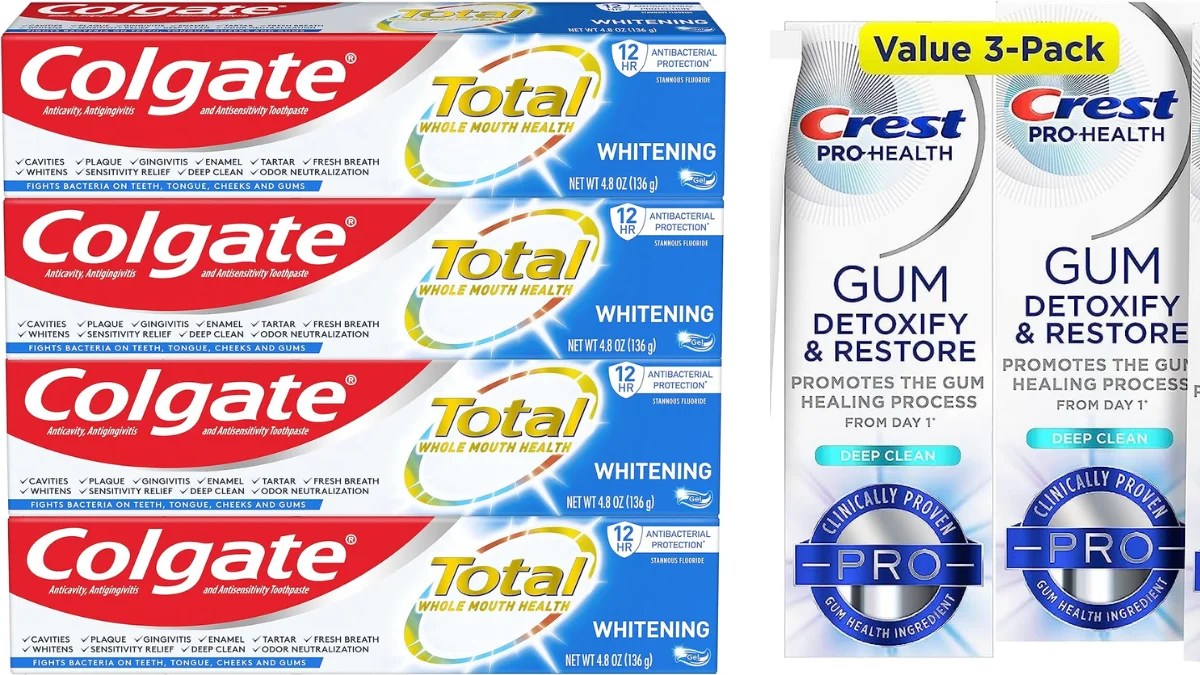 Colgate Total vs. Crest ProHealth Toothpaste Reviews — DentalRave