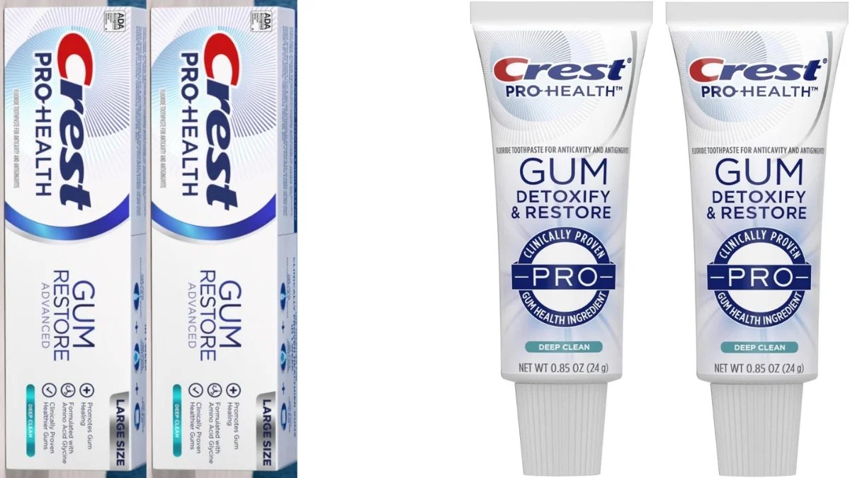 Crest Gum Restore vs Gum Detoxify Toothpaste Reviews — DentalRave