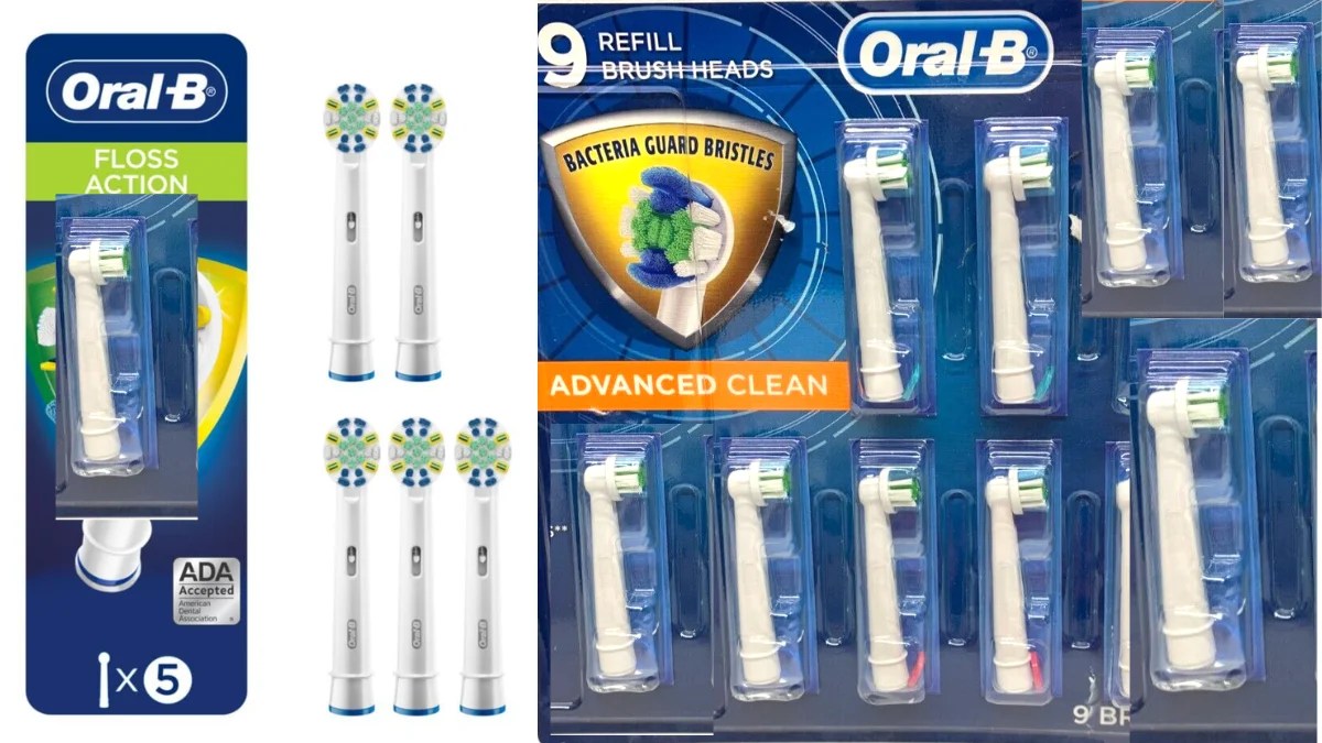 Oral B Advanced Clean vs. Floss Action Toothbrush Heads Differences