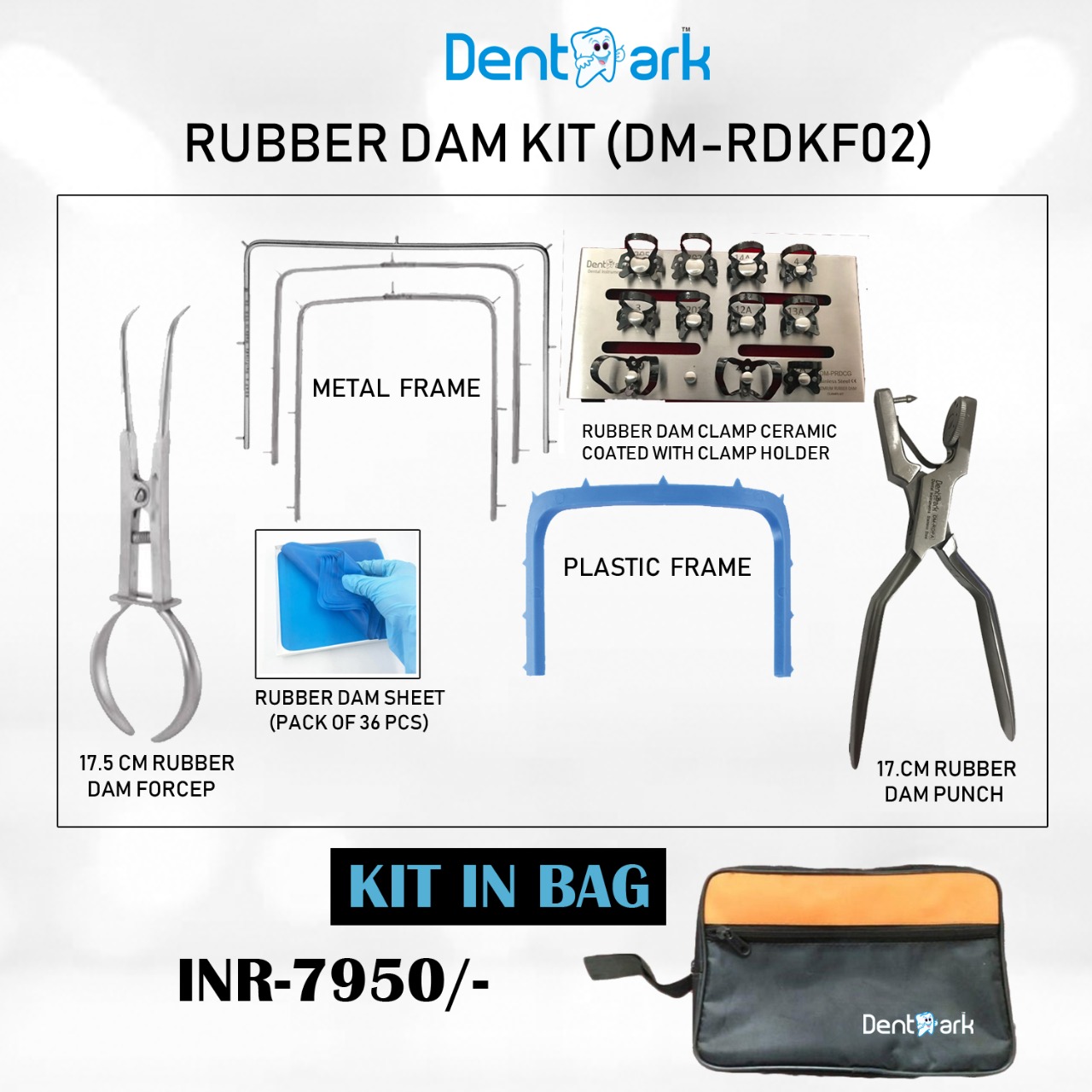 Buy DENTAL RUBBER DAM KIT (DMRDKF02) , Dental Equipment Online in