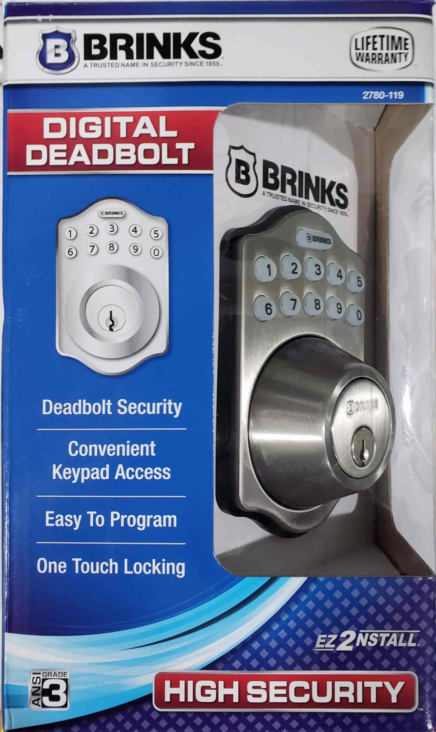 The Brinks Digital Deadbolt Mile High Locksmith®