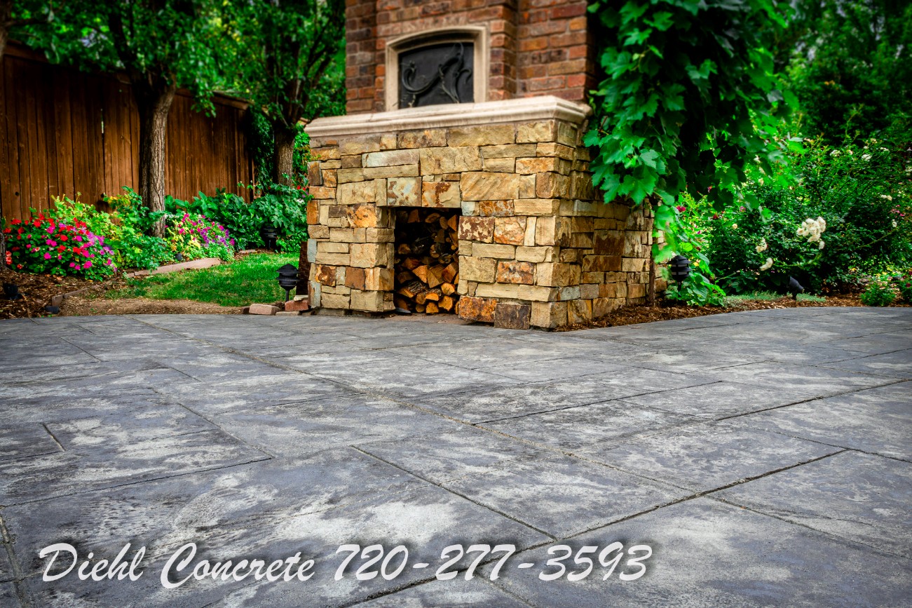 Stamped Concrete Patios Diehl Concrete Denver Area