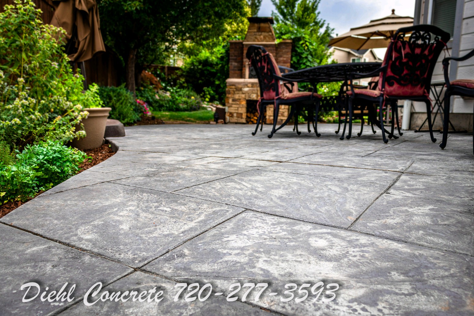 Stamped Concrete Patios Diehl Concrete Denver Area